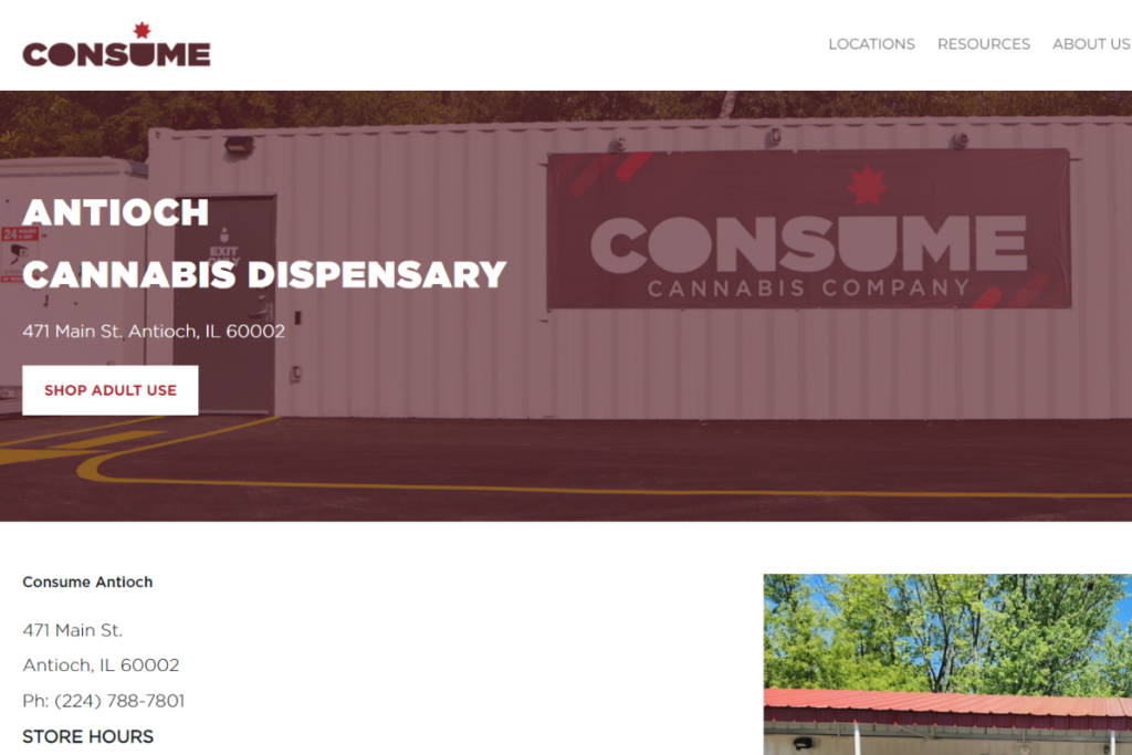 Cannabis Dispensary Location Page