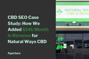 CBD SEO Case Study: How We Added $14k/Month in Revenue